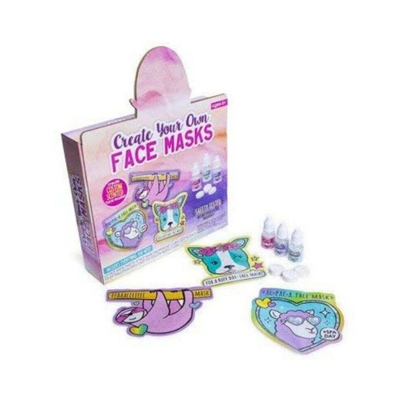 Girls Create Your Own Face Mask Custom Scented Mask DIY Kit - Hypoallergenic - Picture 2 of 4